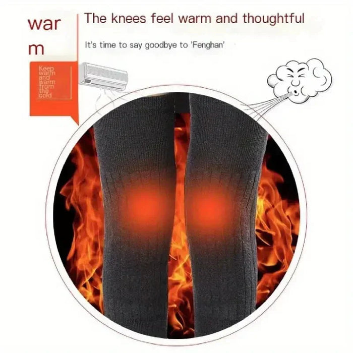 Knee Warmer - Woolen Blend Thermal Leg Warmers