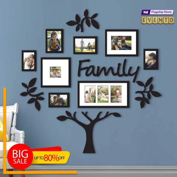 wall frames,family frames tree 3D wooden wall
