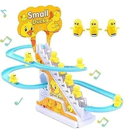 duck slide track racing toy for kids